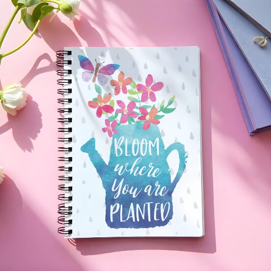 Carnet Fleur Où Vous Êtes Plantés