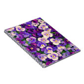 Carnet Fleur Pansy Violet (Côté Droit)
