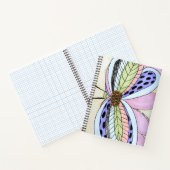 Carnet Fleur Papillon Vierge (Intérieur)