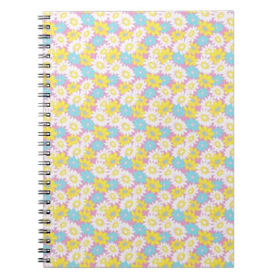 Carnet Fleur pastel