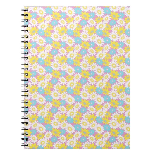 Carnet Fleur pastel (Devant)