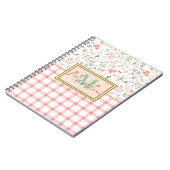 Carnet fleur personnalisé (Côté gauche)