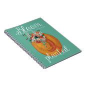 Carnet Fleur plantée (Côté Droit)