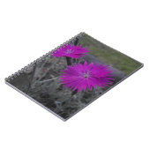 Carnet fleur pourpre (Côté gauche)