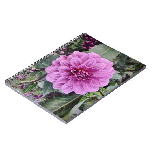 Carnet Fleur pourpre (Côté gauche)