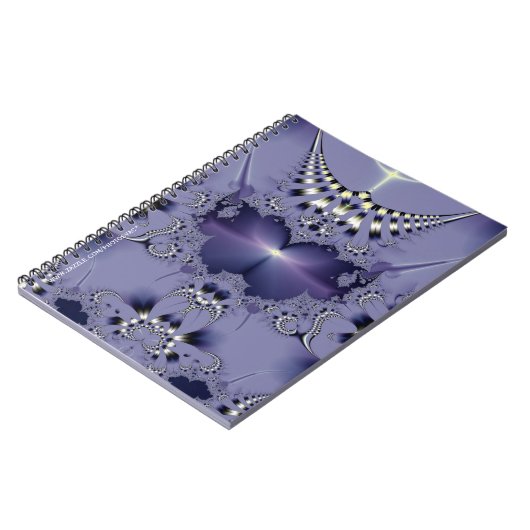 Carnet Fleur pourpre (Côté gauche)