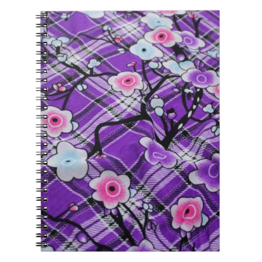 Carnet Fleur pourpre (Devant)