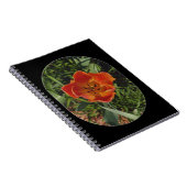 Carnet fleur printanière rouge (Côté Droit)