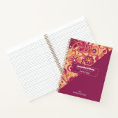 Carnet Fleur Psychedelique Groovy Années 60 70 (Intérieur)