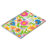 Carnet Fleur Retro Bloom (Côté gauche)