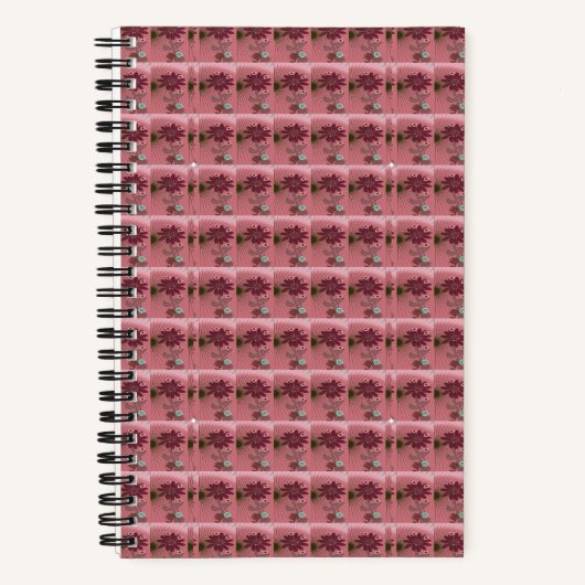 Carnet Fleur rose (Recto)