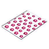 Carnet Fleur rose (Côté gauche)