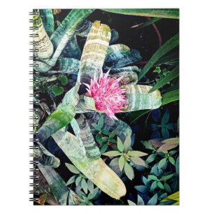 Carnet Fleur rose