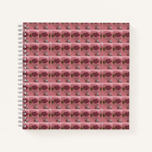Carnet Fleur rose