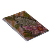 Carnet Fleur Rose Abstraite (Côté Droit)