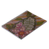 Carnet Fleur Rose Abstraite (Côté gauche)