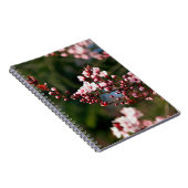 Carnet Fleur rose dans la lumière chaude de l'été (Côté Droit)