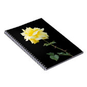 Carnet Fleur rose jaune (Côté Droit)