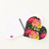 Carnet Fleur rose jaune rouge Fleur Florale Rose Mère (Intérieur)