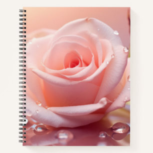 Carnet Fleur rose Pétale Nature Serene Tranquille