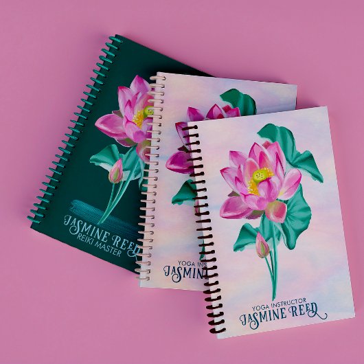 Carnet Fleur rose serène opale | Conseiller indépendant