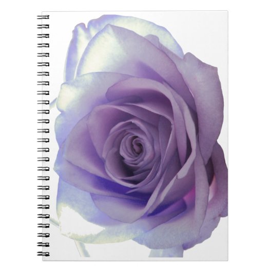 Carnet Fleur Rose violet (Devant)