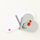 Carnet Fleur Rouge (Intérieur)