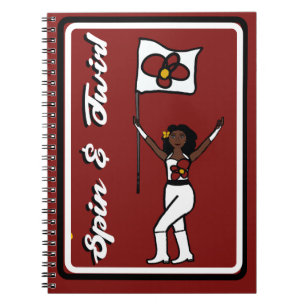 Carnet Fleur rouge Danseuse
