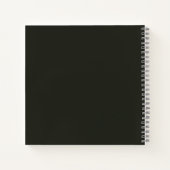 Carnet fleur rouge de printemps (Dos)