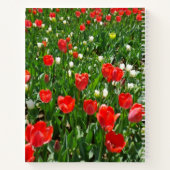Carnet Fleur rouge Tulip Photo (Dos)