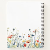 Carnet Fleur sauvage animé (Dos)