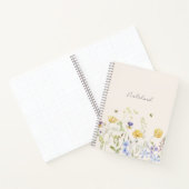 Carnet Fleur sauvage, aquarelle (Intérieur)