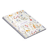 Carnet Fleur sauvage colorée (Côté Droit)
