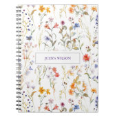 Carnet Fleur sauvage colorée (Devant)