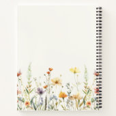 Carnet Fleur sauvage rustique (Dos)