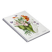 Carnet Fleur sauvage vintage (Côté Droit)