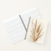 Carnet Fleur séchée botanique beige (Intérieur)