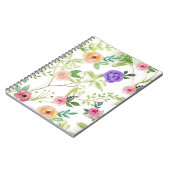 Carnet Fleur Shabby Chic (Côté gauche)