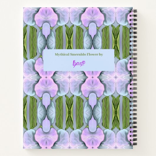 Carnet Fleur Smeraldo (Dos)