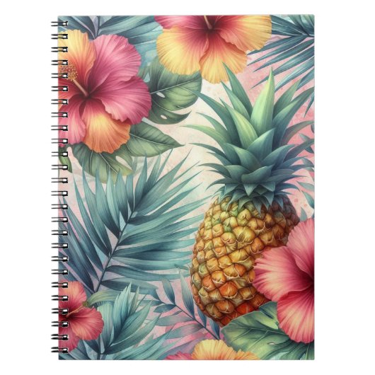 Carnet Fleur tropicale (Devant)