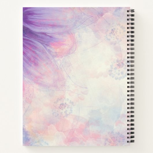 Carnet Fleur unique (Dos)