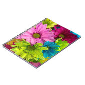 Carnet Fleur vive - Art floral coloré (Côté gauche)