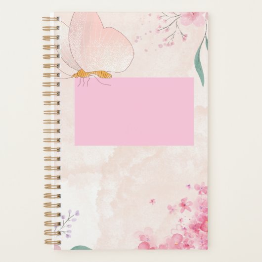 Carnet fleuri (Devant)