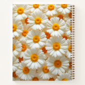 carnet fleuri jaune-orange (Dos)