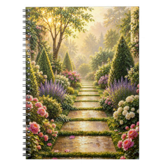 Carnet Fleuriste Chemin Secret du Jardin Doré