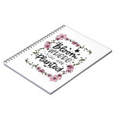 Carnet fleurit où vous êtes plantés (Côté gauche)