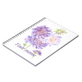 Carnet fleurs (Côté gauche)