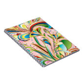 Carnet Fleurs à flammes magnifiques (Côté Droit)
