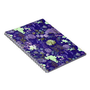 Carnet Fleurs à l'atmosphère élégante et mystérieuse