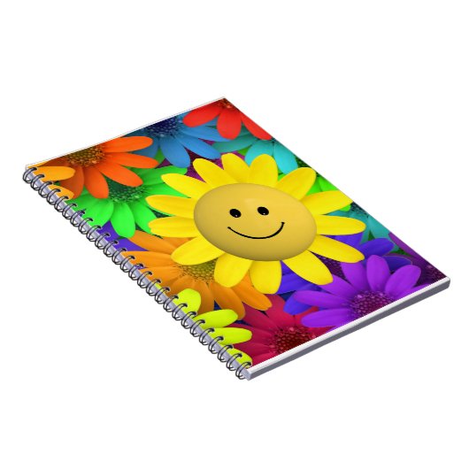 Carnet Fleurs à visage joyeux (Côté Droit)